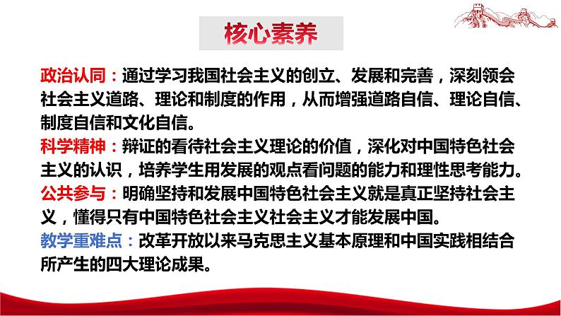 统编版高中政治必修一中国特色社会主义  3.2  中国特色社会主义的创立、发展和完善  课件04