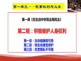 统编版高中政治选择性必修二法律与生活   1.2  积极维护人身权利  课件