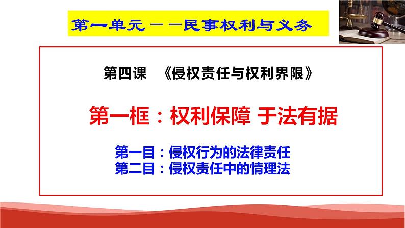 统编版高中政治选择性必修二法律与生活   4.1  权利保障  于法有据  课件02