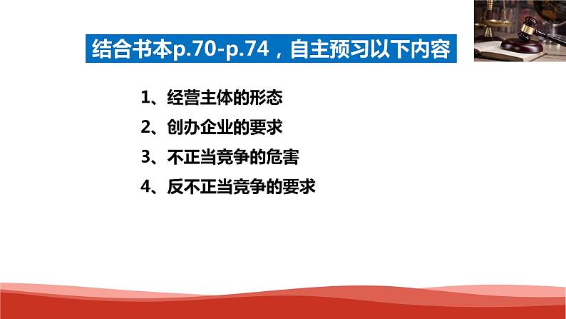 统编版高中政治选择性必修二法律与生活   8.1  自主创业  公平竞争  课件04