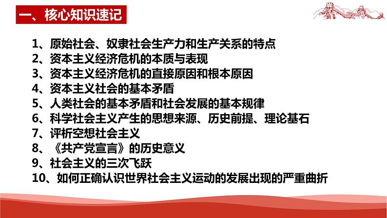 统编版高中政治必修一中国特色社会主义  第1课复习——社会主义从空想到科学、从理论到实践的发展  课件02