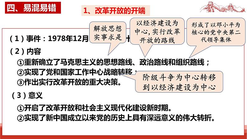 统编版高中政治必修一中国特色社会主义  第3课复习——只有中国社会主义才能发展中国  课件05