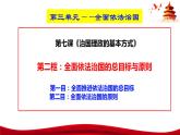 統(tǒng)編版高中政治必修三政治與法治   7.2  全面依法治國(guó)的總目標(biāo)與原則  課件