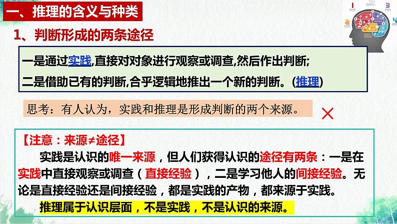 统编版高中政治选择性必修三逻辑与思维   6.1  推理与演绎推理概述  课件第7页