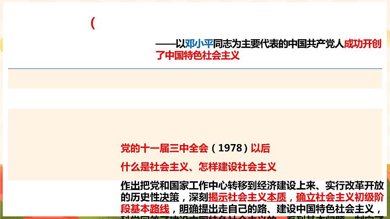 2024-2025学年度统编版高中政治必修一3.2《中国特色社会主义确立与完善》课件07