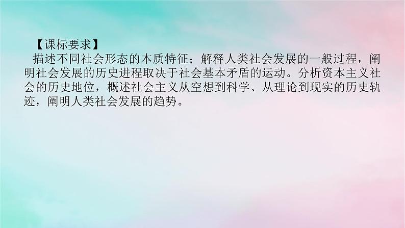 2025版高考政治全程一轮复习必修1第一课社会主义从空想到科学从理论到实践的发展课件02