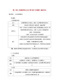 2025版高考政治全程一轮复习核心突破练习选择性必修2第一单元民事权利与义务第三课订约履约诚信为本