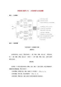 2025版高考政治全程一轮复习阶段复习提升练习六文化传承与文化创新