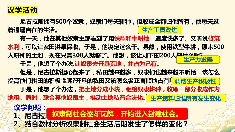 1.1原始社会的解体和阶级社会的演进（课件） 高中政治必修一《中国特色社会主义》 （统编版）第5页