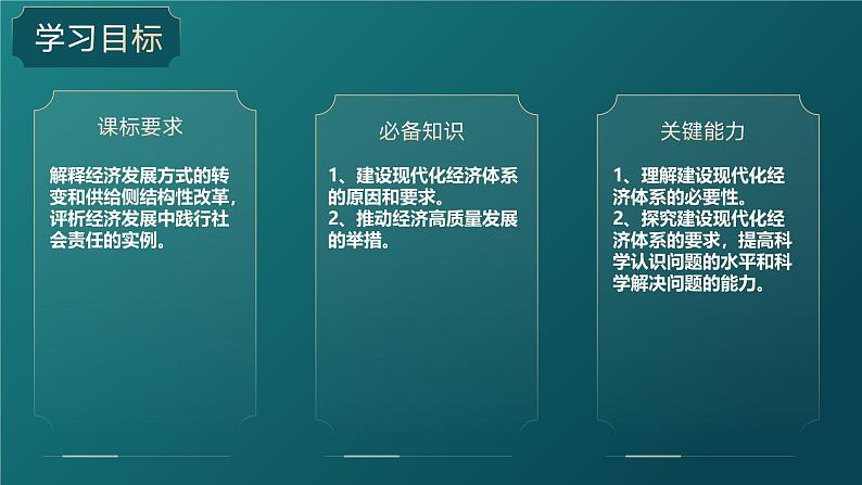 高中政治人教统编版必修2经济与社会3-2建设现代化经济体系精品课件第2页