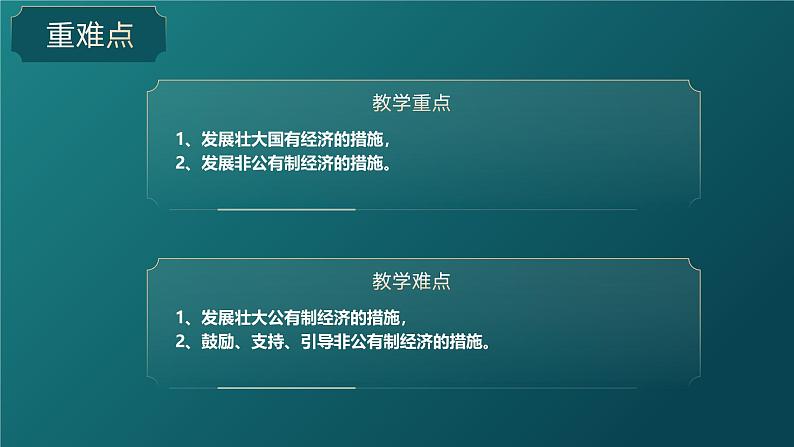 高中政治人教统编版必修2经济与社会1-2坚持“两个毫不动摇” 精品课件204