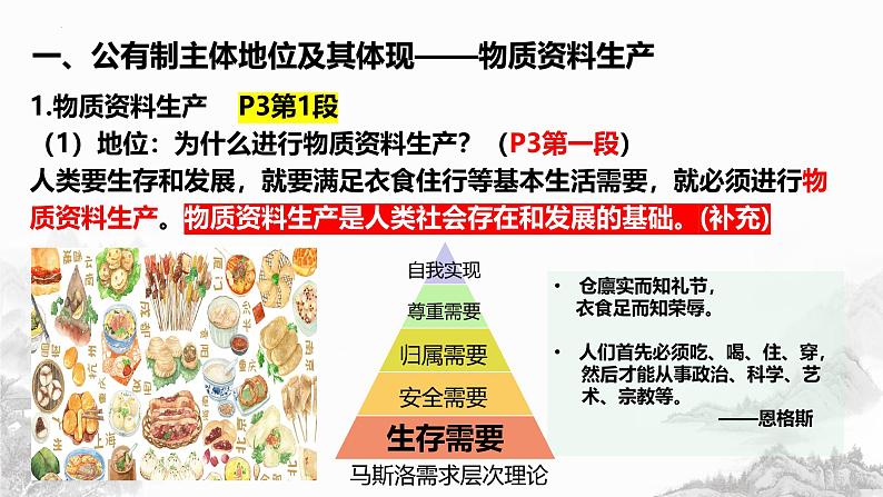 高中政治人教统编版必修2经济与社会1-1公有制为主体多种所有制经济共同发展精品课件1第7页