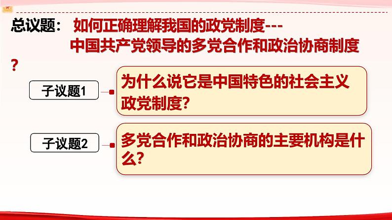 高中政治人教统编版必修3政治与法治6-1中国共产党领导的多党合作和政治协商制度精品课件104