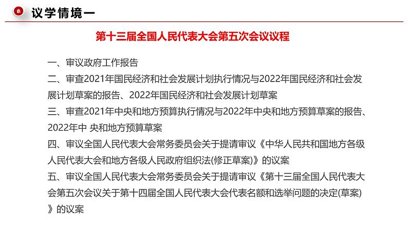 高中政治人教统编版必修3政治与法治5-1人民代表大会：我国的国家权力机关精品课件3第7页