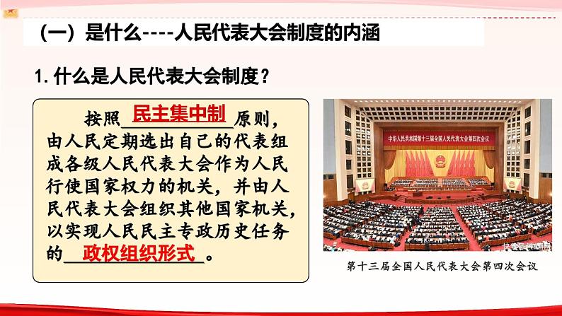 高中政治人教统编版必修3政治与法治5-2人民代表大会制度：我国的根本政治制度精品课件406