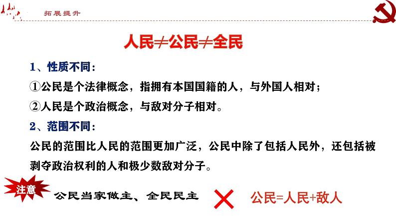 高中政治人教统编版必修3政治与法治4-1人民民主专政的本质：人民当家作主精品课件307