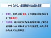 高中政治人教统编版必修3政治与法治7-2全面推进依法治国的总目标与原则精品课件1