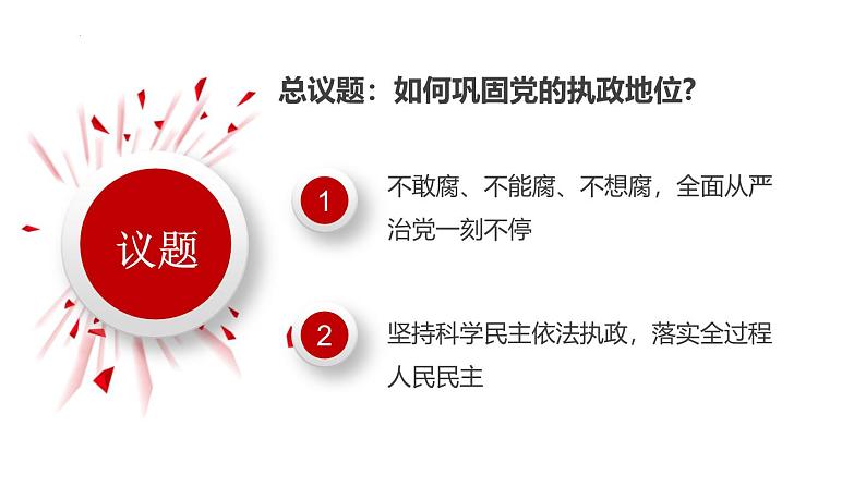 高中政治人教统编版必修3政治与法治3-2巩固党的执政地位精品课件7第3页