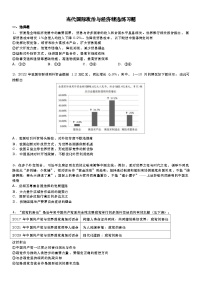 2024—2025高中政治二轮专题国际选练习题（试题）