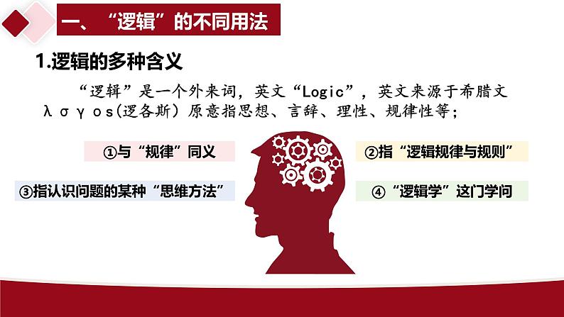 2.1 “逻辑”的多种含义课件-2024-2025学年高中政治统编版选择性必修三逻辑与思维 (2)04