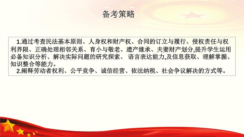 专题一0一  法律与生活（课件）-备战2025年高考政治二轮专题复习（统编版）02