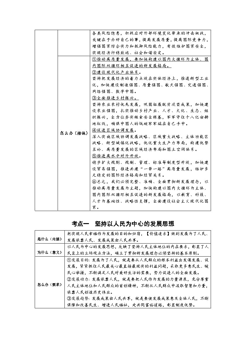 专题四 我国的经济发展（考点讲析+练习）-2025年高考政治三轮冲刺过关（全国通用）02