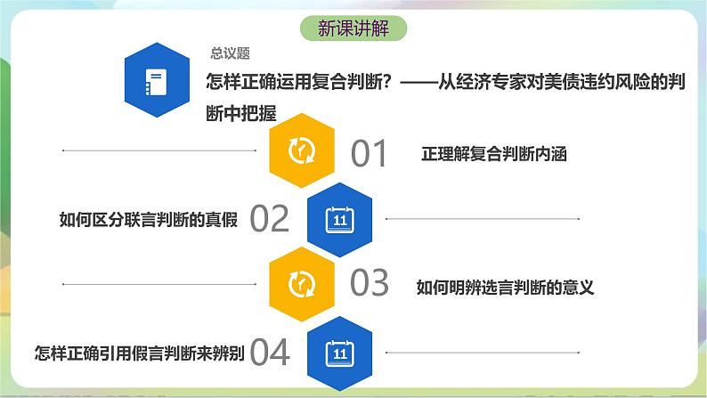 5.3《正确运用复合判断》课件+教案+分层作业+导学案—统编版政治选择性必修305