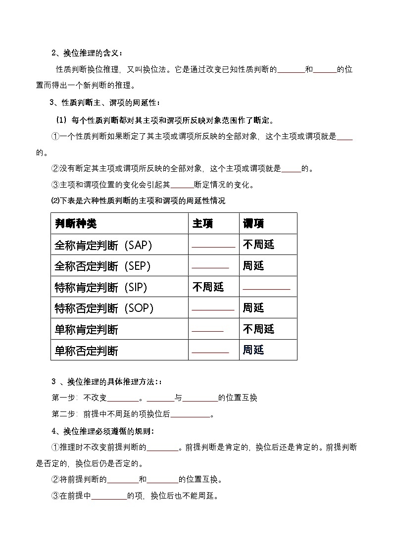 6.2《简单判断的演绎推理方法》课件+教案+分层作业+导学案—统编版政治选择性必修303