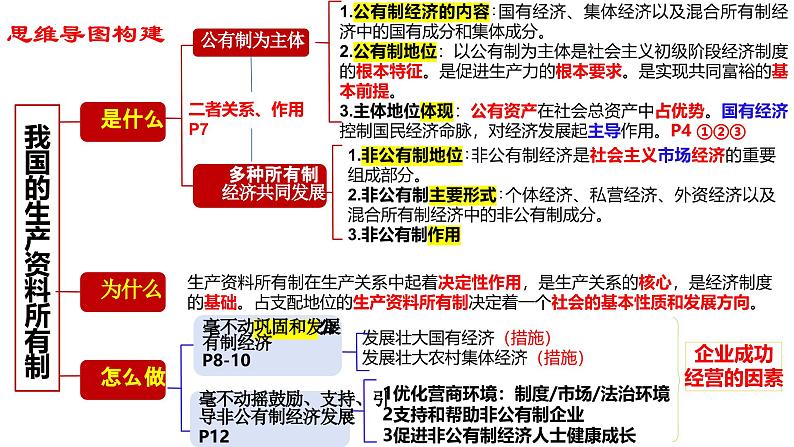 第一课 我国的生产资料所有制 课件-2025届高考政治一轮复习统编版必修二经济与社会第6页