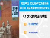 7.1 文化的内涵与功能（课件）高中政治必修四 哲学与文化（统编版）