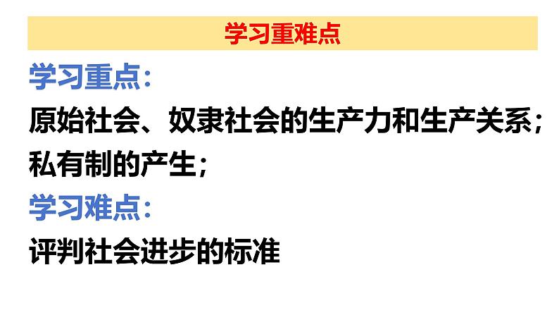 1.1.1 从原始社会到奴隶社会（课件）-2024-2025学年高中政治必修一 中国特色社会主义 （统编版 ）第4页