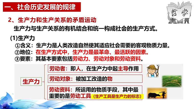 统编版高中政治必修四哲学与文化   5.2  社会历史的发展  课件08