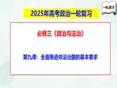 【备战2025年高考】高中政治高考一轮复习  第九课   全面推进依法治国的基本要求  课件