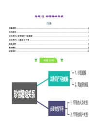 专题41 珍惜婚姻关系（知识清单）-【复习清单】最新高考政治一轮复习讲义（新高考通用）