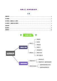 专题46 走进思维世界（知识清单）-【复习清单】最新高考政治一轮复习讲义（选择性必修3）