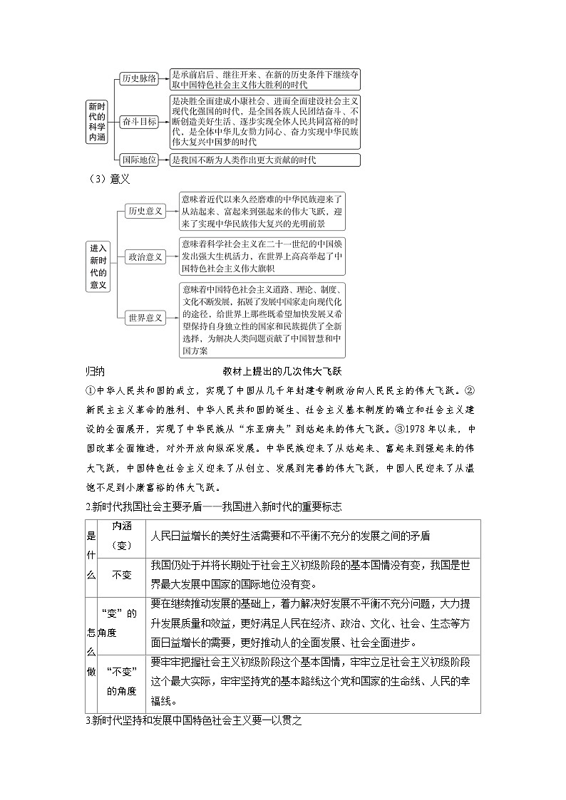 2025年高考政治精品教案必修1 中国特色社会主义 第四课 只有坚持和发展中国特色社会主义才能实现中华民族伟大复兴第3页