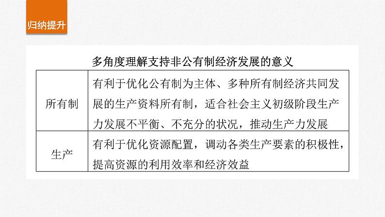 新高考政治一轮复习讲义课件必修2 第五课　课时2　多种所有制经济共同发展（含解析）第6页