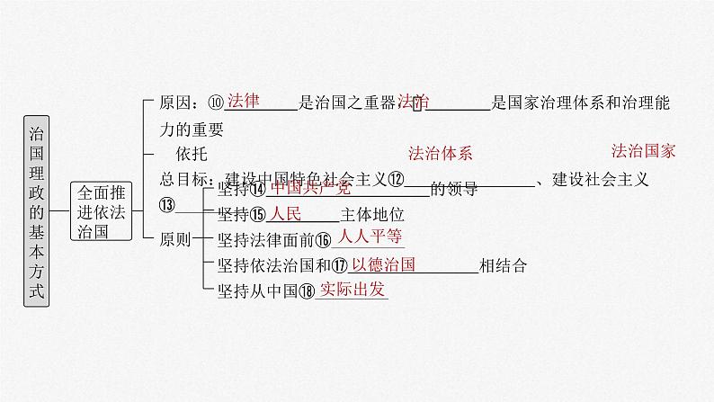 新高考政治一轮复习讲义课件必修3 第十四课　治国理政的基本方式（含解析）05