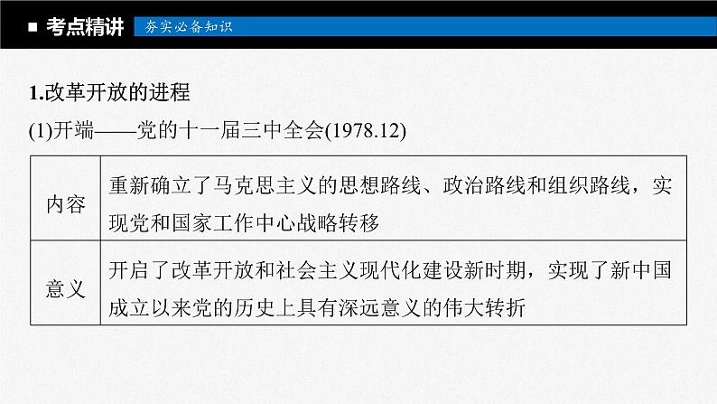 新高考政治一轮复习讲义课件必修1第3课只有中国特色社会主义才能发展中国（含解析）第7页