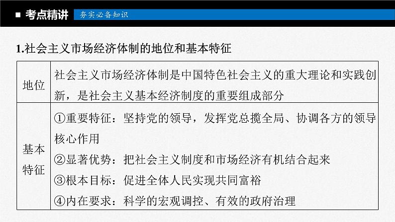 新高考政治一轮复习讲义课件必修2第6课课时2更好发挥政府作用（含解析）05