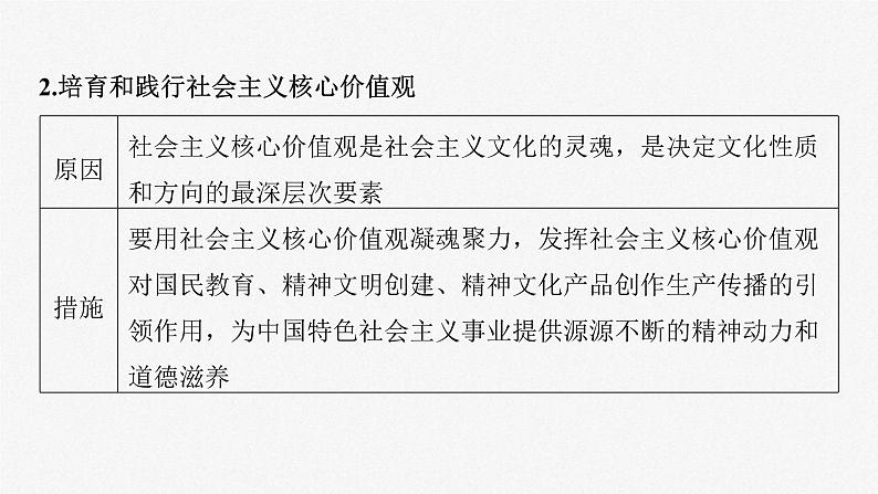 新高考政治一轮复习讲义课件必修4第26课课时2文化强国与文化自信（含解析）07