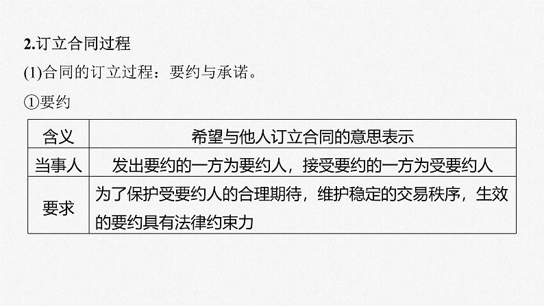 新高考政治一轮复习讲义课件选择性必修2第311课课时3订约履约诚信为本（含解析）08