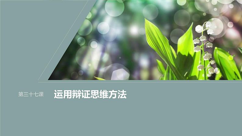 新高考政治一轮复习讲义课件选择性必修3第317课课时2推动认识发展（含解析）第1页