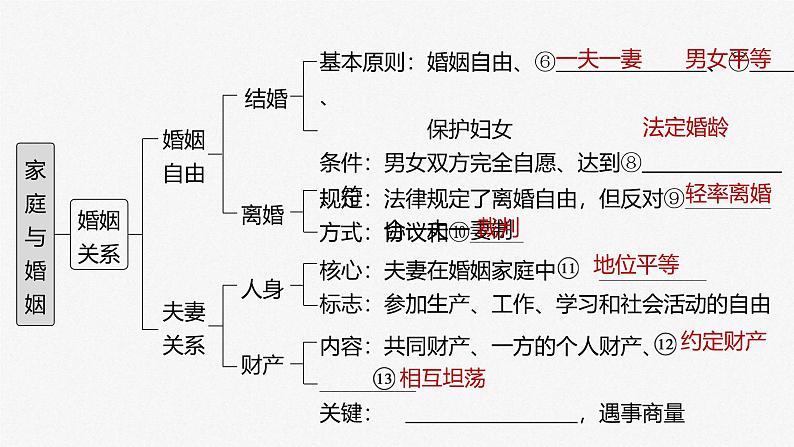 新高考政治一轮复习讲义课件 第32课 家庭与婚姻（含解析）04