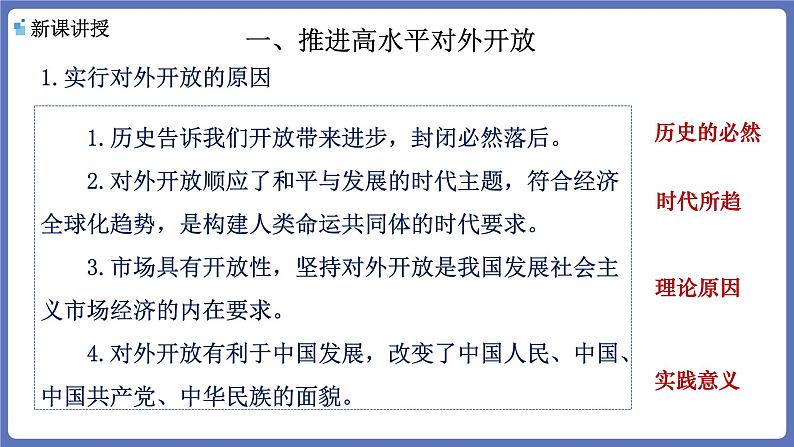 7.1开放是当代中国的鲜明标识 课件-高中政治统编版选择性必修一当代国际 政治与经济第5页