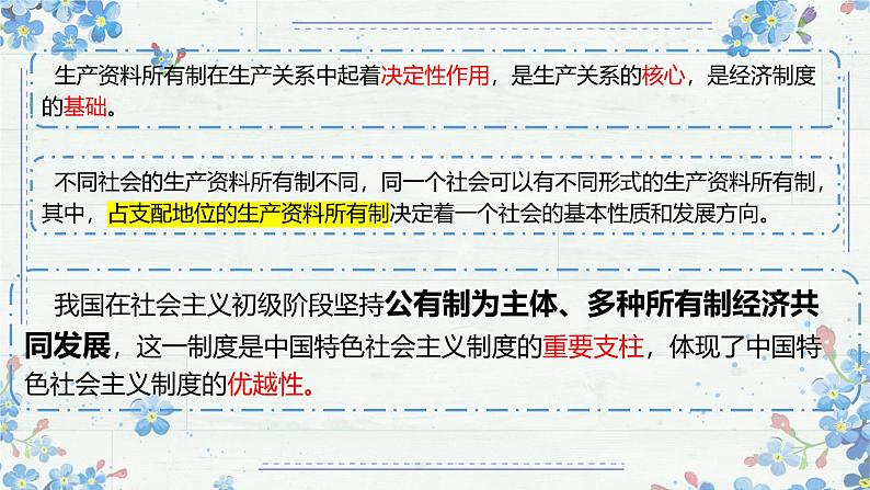 1.1 公有制为主体 多种所有制经济共同发展 课件  高中政治统编版必修二经济与社会03