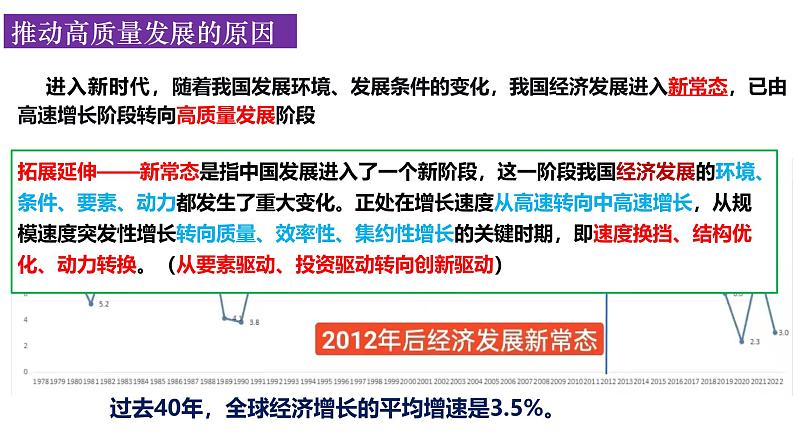 3.2 推动高质量发展 课件-高中政治统编版必修二经济与社会第6页