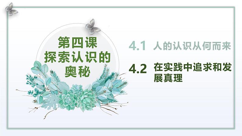 4.2 在实践中追求和发展真理 课件-高中政治统编版必修四哲学与文化第3页