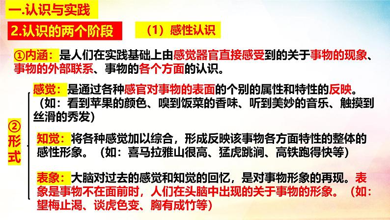 4.1 人的认识从何而来课件 高二政治 哲学与文化  统编版必修407