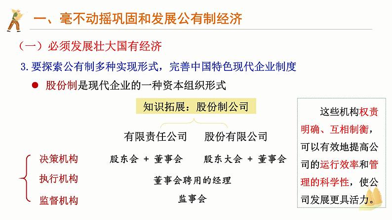 1.2 坚持“两个毫不动摇” 课件-2024-2025学年高中政治统编版必修二经济与社会第8页